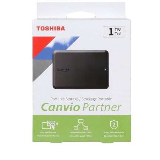 هارد اکسترنال Toshiba یک ترا 1 مدل Canvio Partner ظرفیت 1TB Toshiba Canvio Partner 1TB Black External Hard Drive